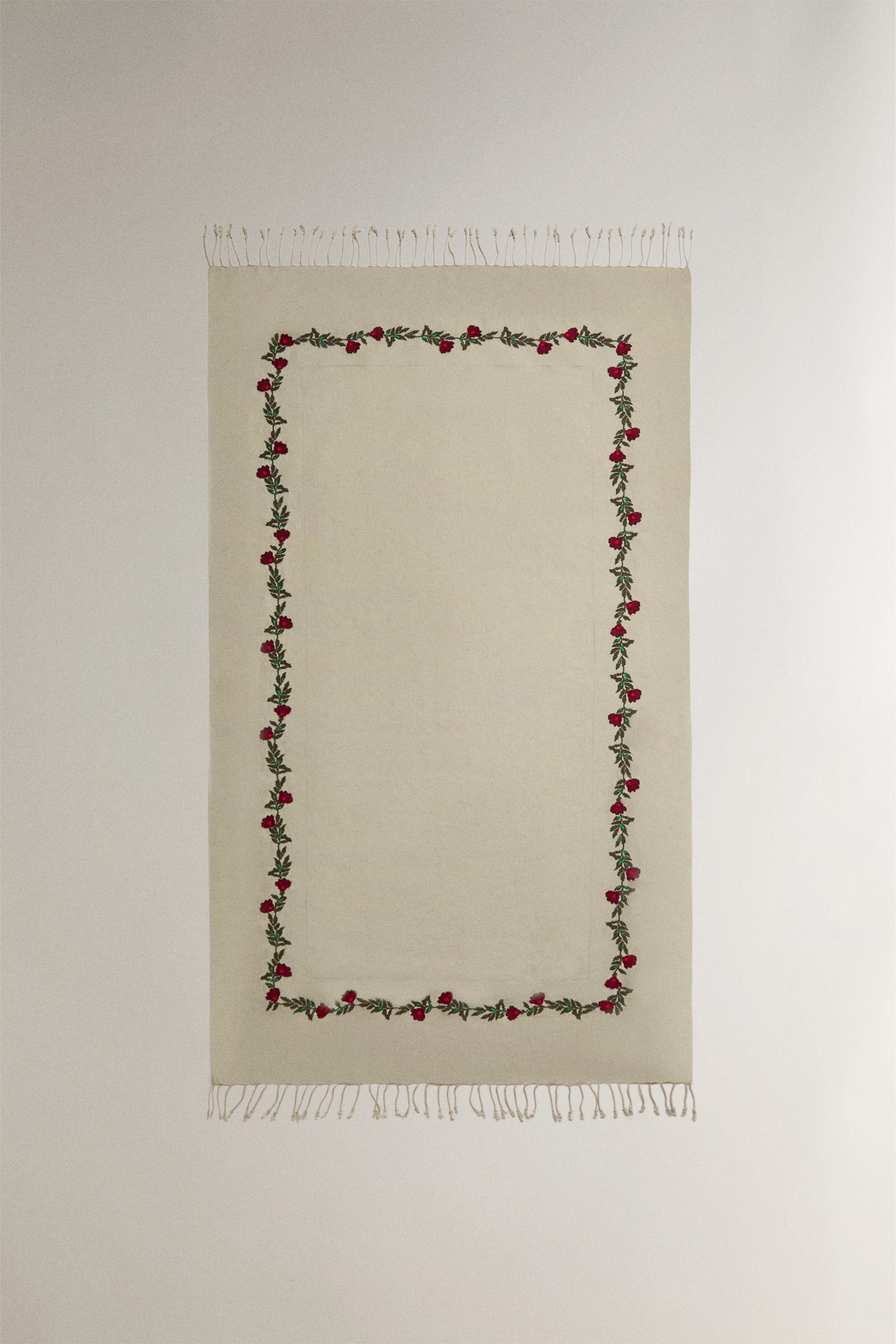 FLORAL PAREO BEACH TOWEL